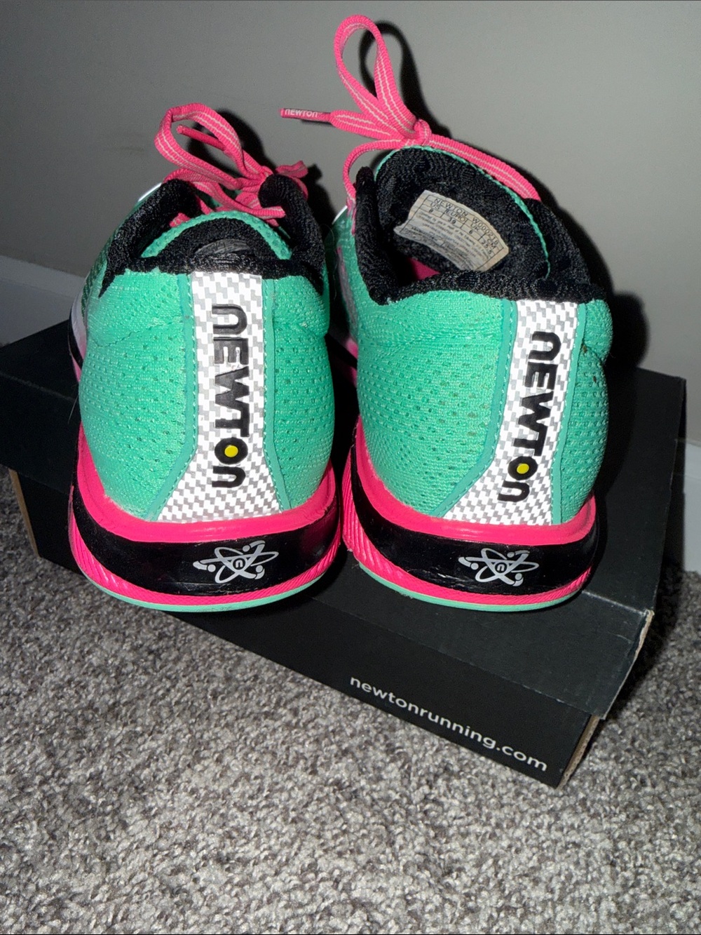 Newton Women's Gravity VII Running Shoes — Pink & Teal - Picture 5 of 9